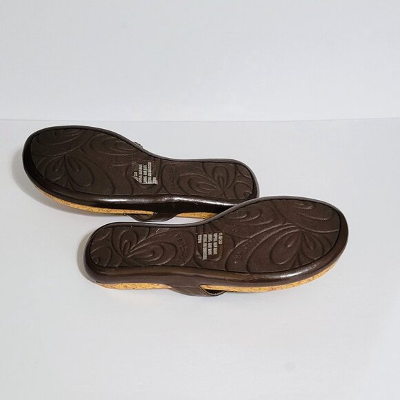 Kenneth Cole REACTION Faux Turquoise Flower Women's Thong Sandals ~ Size WMS 6 M - Picture 4 of 7